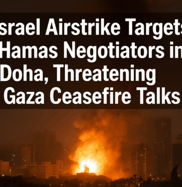 Israel Airstrike Targets Hamas Negotiators In Doha, Threatening Gaza Ceasefire Talks Israeli airstrike targets negotiators in Doha